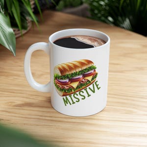 Funny Foodie Ceramic Mug - Perfect Gift for Food Lovers, Kitchen Decor, Unique Coffee Cup, Great for Birthdays, Foodie Humor