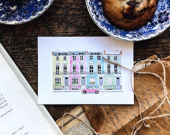 Set of 5 London Primrose Hill Postcard with envelope