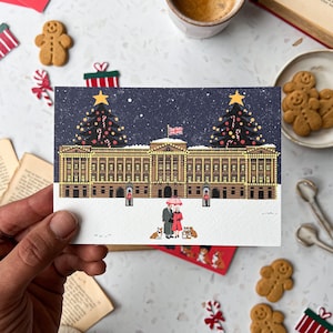 Cartões de Natal / Conjunto de 5 postais de homenagem à Rainha Elizabeth / Pacote de cartões de Natal / Cartão da Rainha Elizabeth / Pacote de 5 cartões de Natal