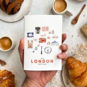 Notatnik London / Kolorowy notatnik London / Ręcznie robione notatniki / Ekologiczne notatniki / Notatnik London paper / Dziennik London
