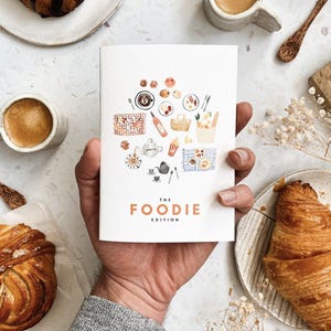 Quaderno Foodie / Quaderno Foodie colorato / Quaderni fatti a mano / Quaderni ecologici / Quaderno di carta Foodie / Diario Foodie