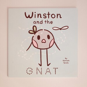 Winston e la zanzara libro tascabile per bambini / umorismo / ciottoli / sciocco / carino /