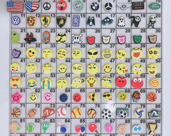 emoji crocs charms