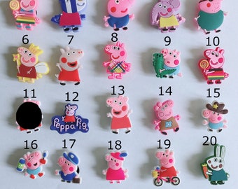 peppa pig pins for crocs