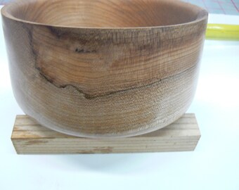 Hand turned Maple bowl # 736