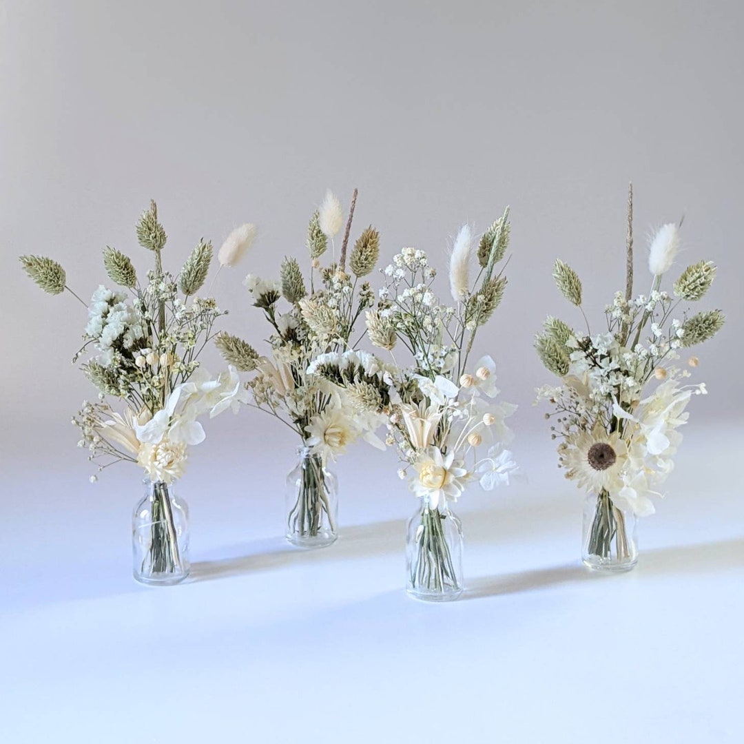 Mini Ramo De Flores Secas PATIKIL - 6 Piezas De Pampas Naturales, Decoración Boho Para Manualidades Y Hogar