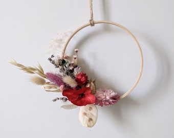 Wreath of dried flowers & dried flowers, Folia