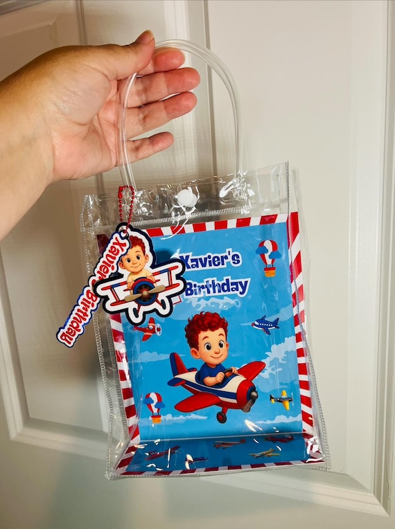 Bolsas personalizadas para cotillón de fiesta infantil, bolsas