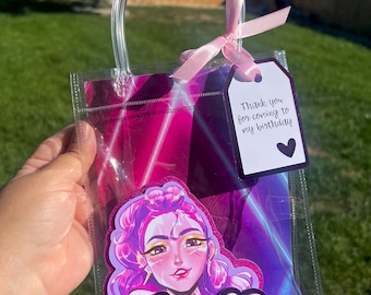 Personalized K-pop Party Favor Bag, Demon Hunters Theme Gift Bag, Custom Birthday Goodie Bag, Candy Bar Party Bag