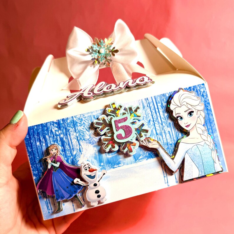 Elsa Favor Box | Elsa Candy Box | Frozen Party Favor Boxes | Elsa Treat ...