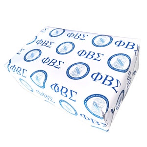 Phi Beta Sigma Premium Matte Gift-Wrapping Paper, 1 roll