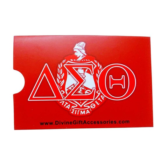 Six 6 Delta Sigma Theta Gift Card Holders Sleeves Etsy