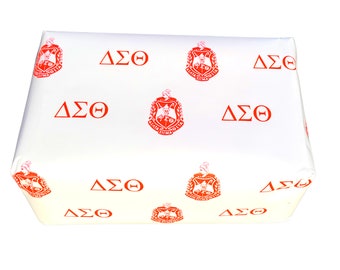 Delta Sigma Theta Embossed Gift Wrapping Paper