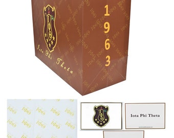 Package Set-Iota Phi Theta (Bag, Tissue Paper, Greeting Card)