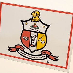 Ten (10) Kappa Alpha Psi Greeting Cards, Includes Envelopes