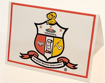 Ten (10) Kappa Alpha Psi Greeting Cards, Includes Envelopes