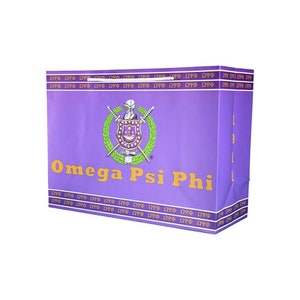 Omega Psi Phi Gift Bag, Large