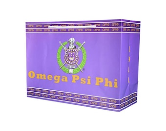 Omega Psi Phi Gift Bag, Large