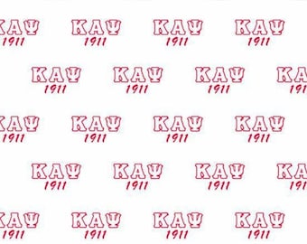 Kappa Alpha Psi Gift Tissue Paper, Ten (10) Extra Large Sheets, Bag not included