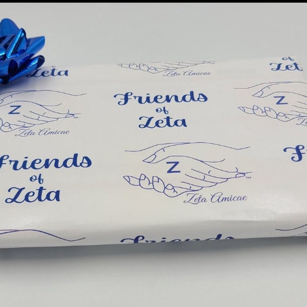 Zeta Amicae Premium Matte Gift-Wrapping Paper, 1 roll