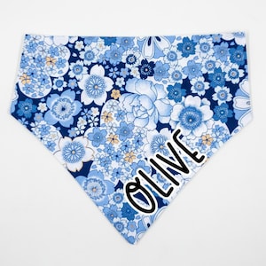 Personalised Dog Bandana | Puppy Bandana | Cat Bandana | Floral Print