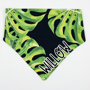 Personalised Dog Bandana | Double Sided Dog Bandana | Cat Bandana | Monstrea Print