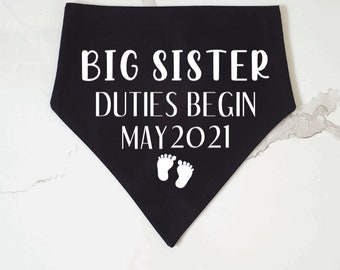 Pregnancy Announcement Dog Bandana