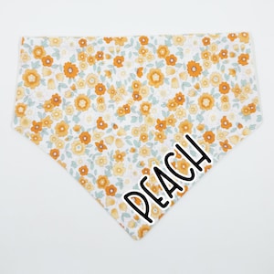 Personalised Dog Bandana | Puppy Bandana | Cat Bandana | Floral Print