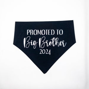 Pregnancy Announcement Dog Bandana | Big Brother