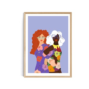 Womens Day Positive Empowering Fine Art Illustration Print image 2