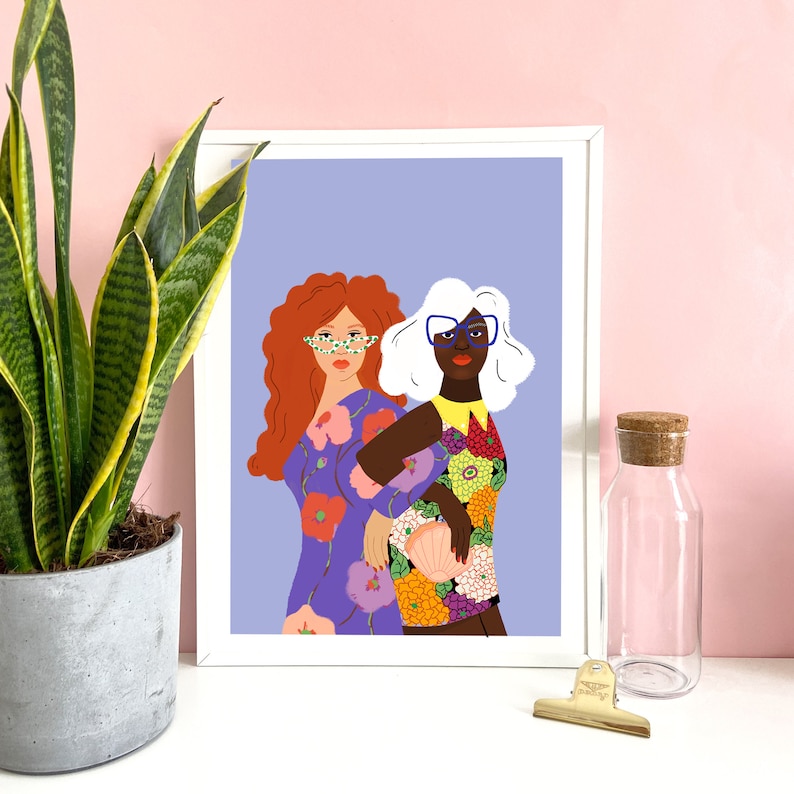 Womens Day Positive Empowering Fine Art Illustration Print image 1