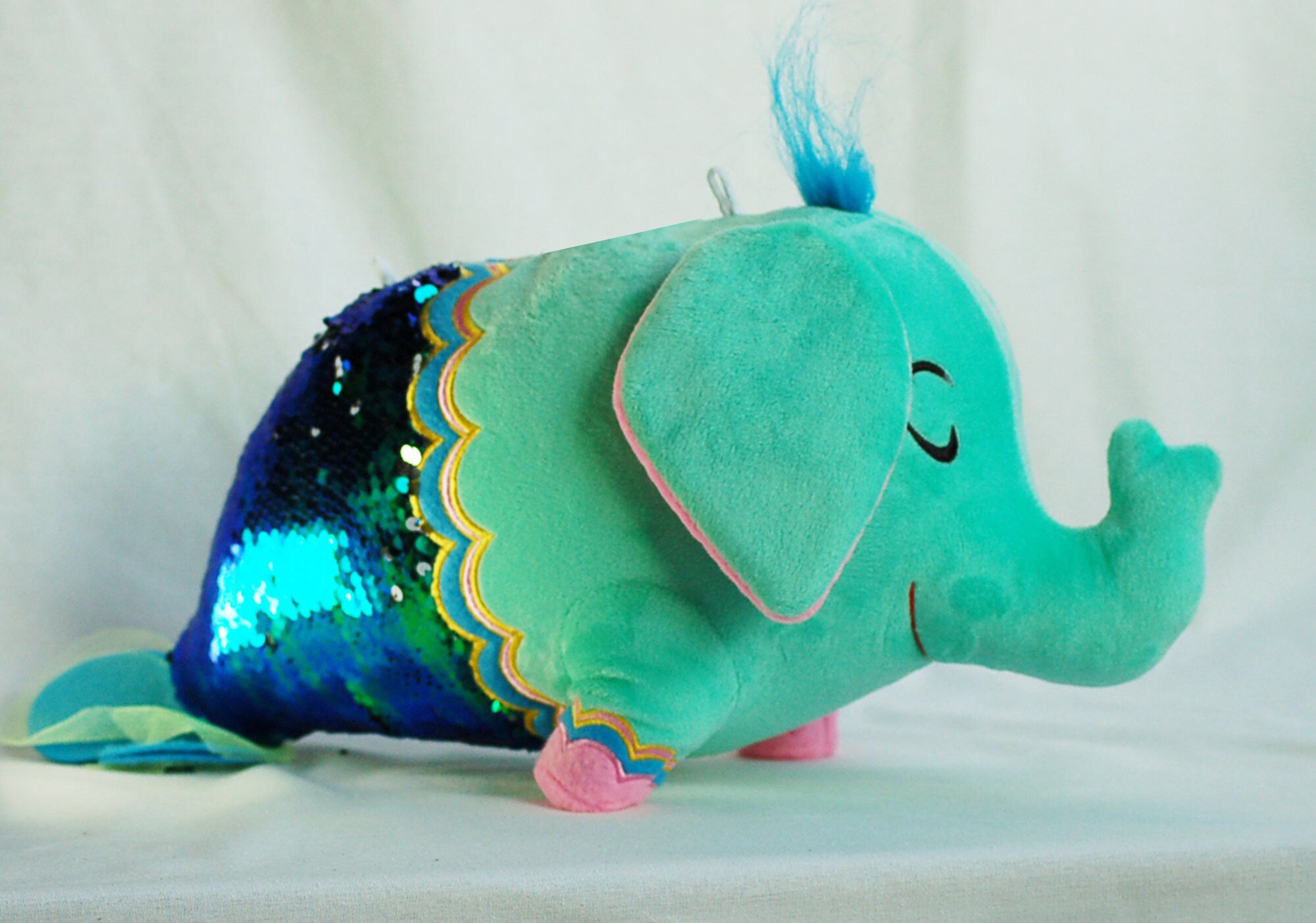 green elephant plush