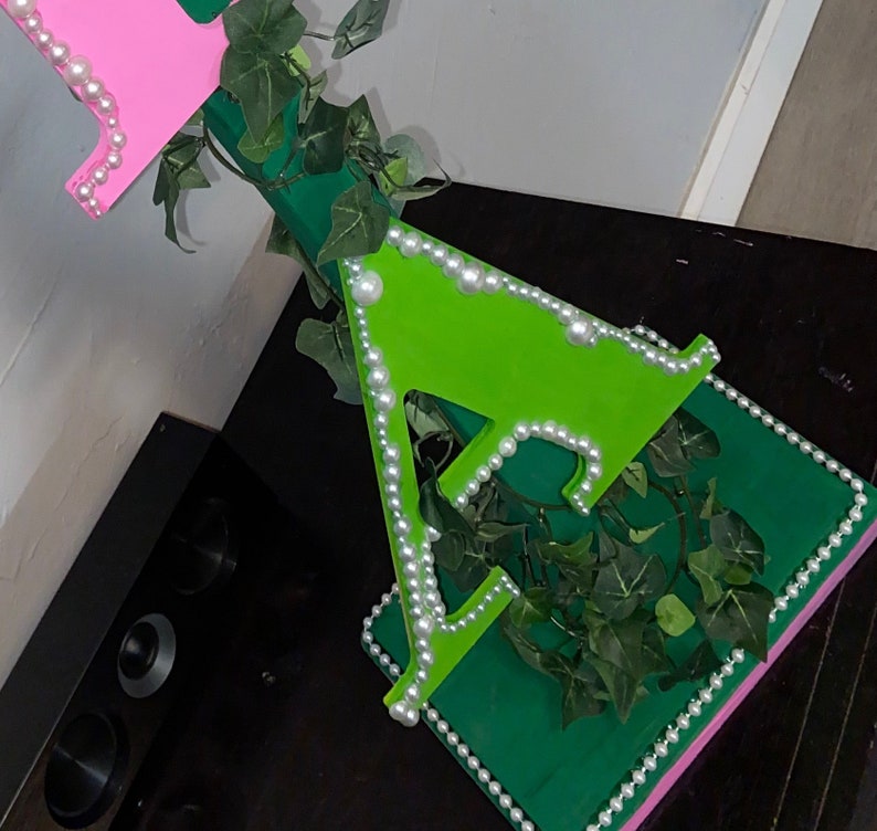 Custom Greek Staff Alpha Kappa Alpha Sorority Inc. Etsy
