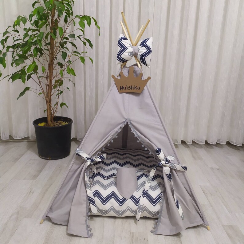 Pet Teepeecat Tent Bed Dog Tent pets Bed Puppy Removable Etsy