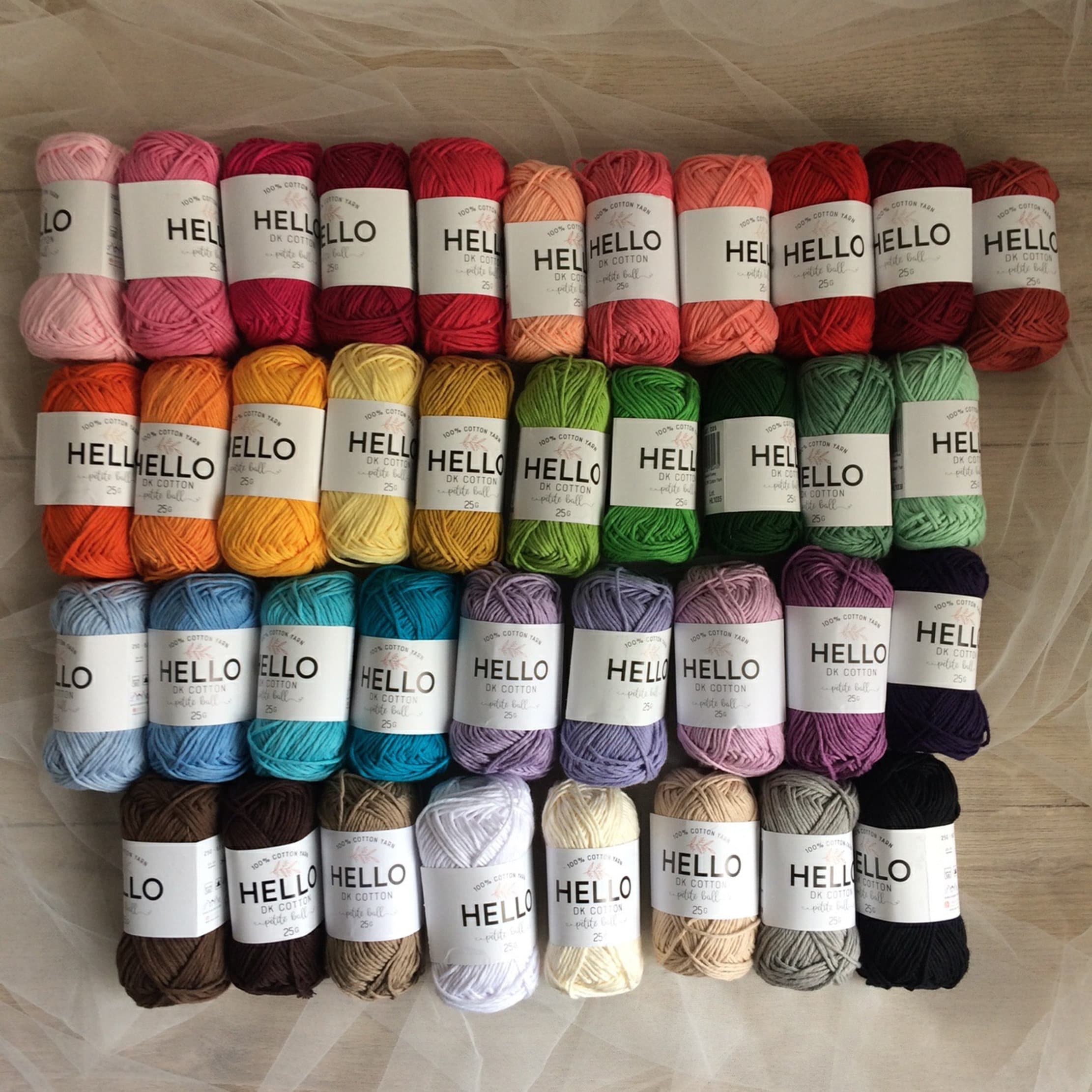 Cotton yarn Punch Needle Cotton Yarn Kit /Punch Needle Yarn Etsy