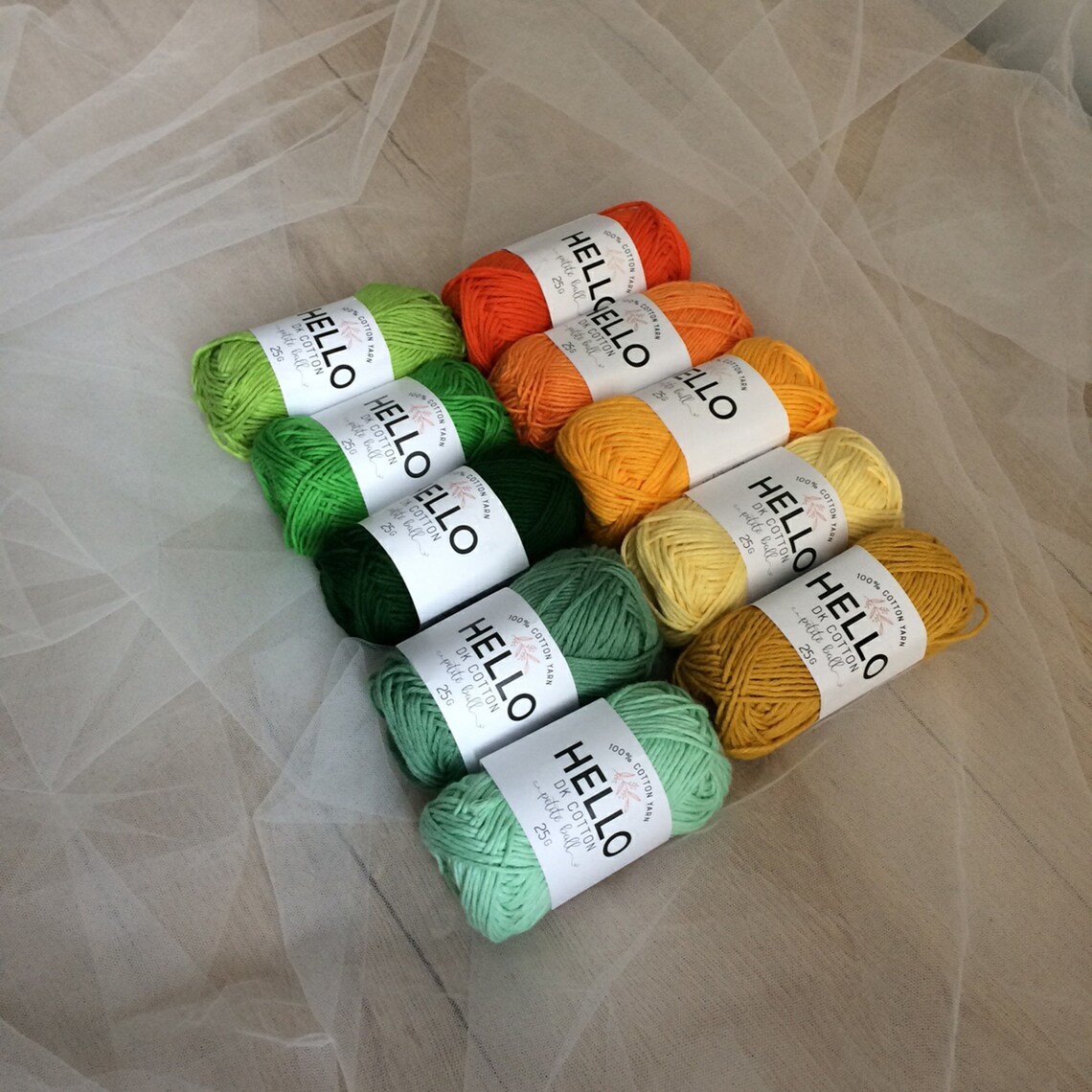 Cotton yarn Punch Needle Cotton Yarn Kit /Punch Needle Yarn Etsy