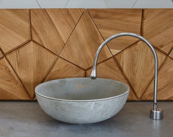 Concrete Sink USV_31 Elegant Bathroom Sink | Vessel Sink | Handmade | Artisan Sink Contemporary bathroom sink | Luxury bathroom sink