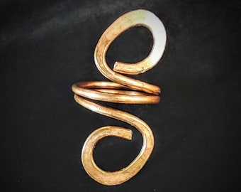 Hammered Copper Ring #3