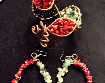 Rasta Crystal Bracelet Set