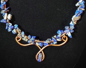 Blue Lapis Choker