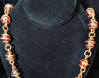 Red Marble Stone Necklace