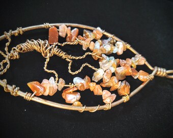 Carnelian Tree of Life Charm