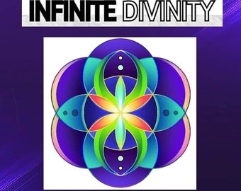 INFINITE DIVINITY logo sticker