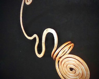 Hammered Coil Ring