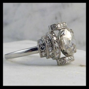 Victorian Vintage Round Moissanite /Art Deco Wedding Ring /Vintage Wedding Ring| New Gift Ring| Anniversary Gift For Women| Propose Ring