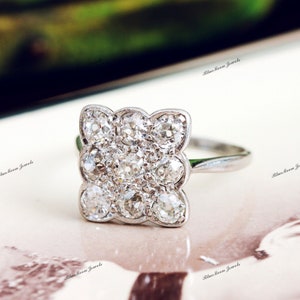 Art Deco Ring| 1.65 Ct Round Cut Diamond Engagement Ring| Wedding Ring| New Ring| Gift Ring| Anniversary Gift Ring