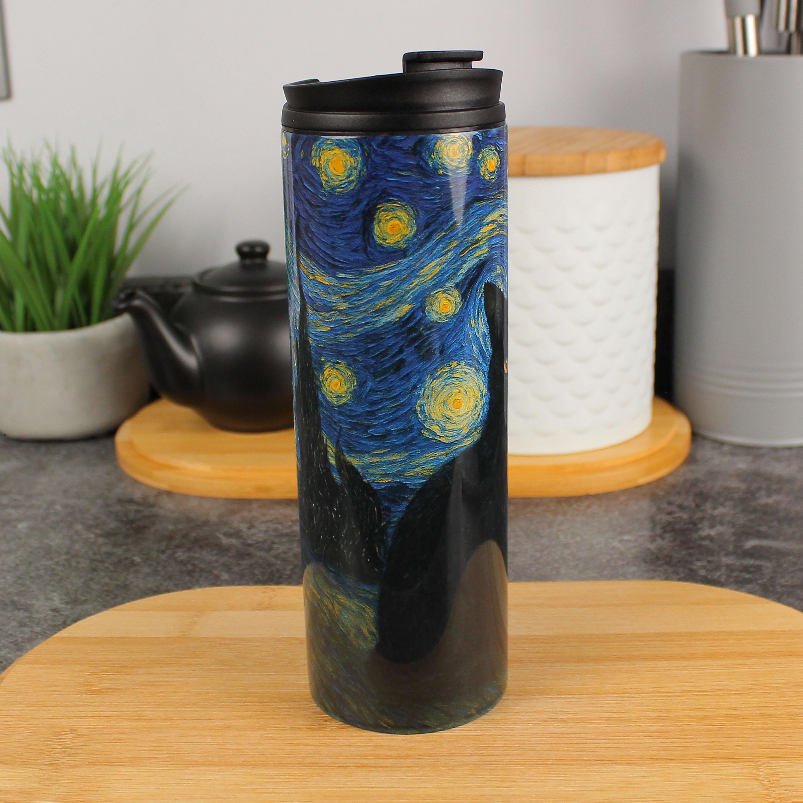 Van Gogh Starry Night Travel Flask - Reusable Stainless-steel