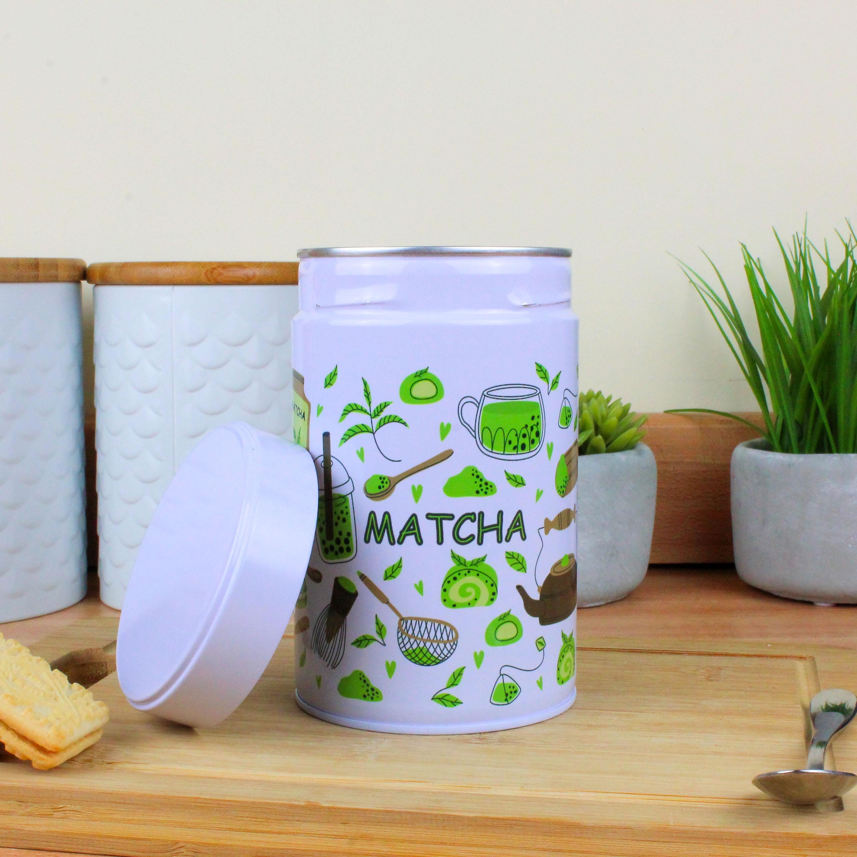 Boîte De Rangement Hermétique En Aluminium Pour Thé Matcha – Capacité 500 Ml, Conserve La Fraîcheur