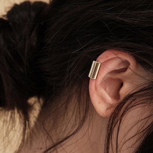 Clip on Cartilage Ear Cuff,No Piercing Ear Cuff,Chunky Ear Cuff