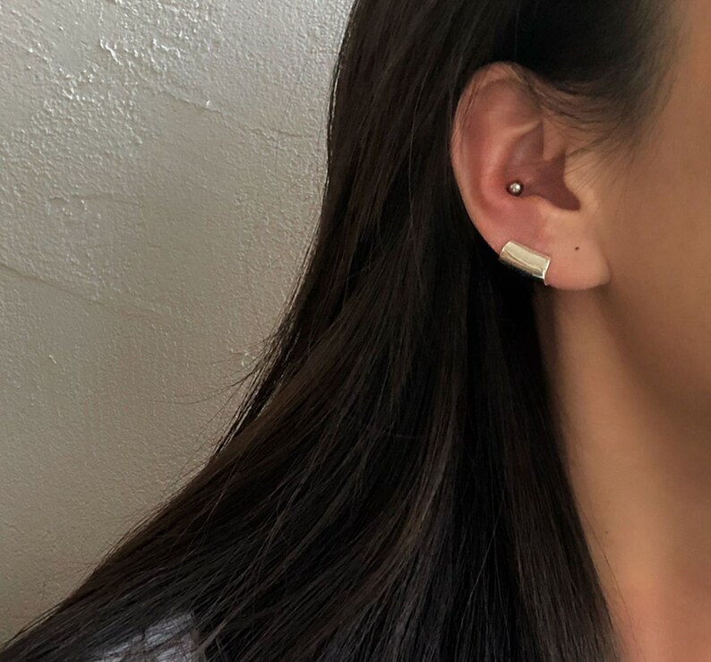 Chunky Ear Cuff,Thick Ear Cuff,No Piercing Sliver Ear Cuff,Minimalist Earrings Cuff